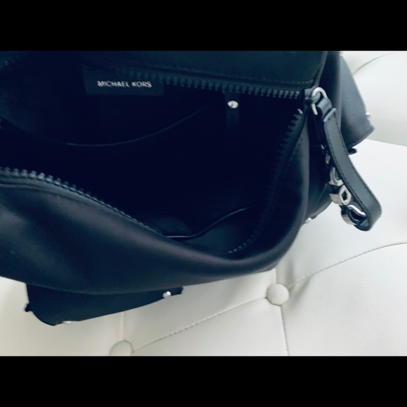Sold NEW Michael Kors Black Stud Backpack - Picture 5 of 8